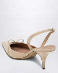 Ferragamo Ferragamo Powdery slingback with mini bow