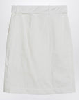 Ferragamo Ferragamo White wrap skirt in cotton blend