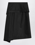 Ferragamo Ferragamo Asymmetric black skirt with basque