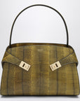 Ferragamo Ferragamo Hug Soft M bag in ginger/dark brown
