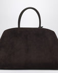 Ferragamo Ferragamo Hug Soft L brown suede shoulder bag
