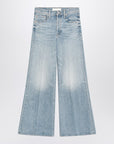 Mother Mother The Tomcat Roller Skimp jeans in washed light blue