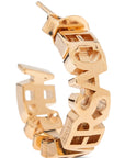 Versace Versace Logo Earrings