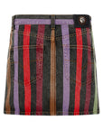 Versace Versace Striped Denim Skirt