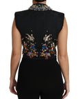 Dolce & Gabbana Enchanted Sicily Crystal-Embellished Vest