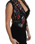 Dolce & Gabbana Enchanted Sicily Crystal-Embellished Vest