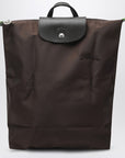 Longchamp Longchamp Mocha coloured M Le Pliage Green backpack