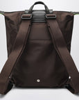 Longchamp Longchamp Mocha coloured M Le Pliage Green backpack