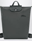 Longchamp Longchamp Graphite coloured M Le Pliage Green backpack