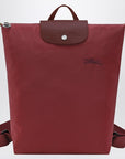 Longchamp Longchamp Pomegranate-coloured M Le Pliage Green backpack