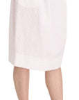 L'Autre Chose Elegant White Pencil Skirt