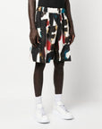 Alexander McQueen Alexander McQueen Straight Print Shorts