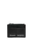 Alexander McQueen Alexander McQueen logo print cardholder