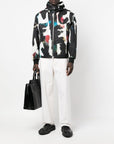 Alexander McQueen Alexander McQueen Graffiti-print Hooded Windbreaker