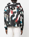 Alexander McQueen Alexander McQueen Graffiti-print Hooded Windbreaker