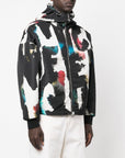 Alexander McQueen Alexander McQueen Graffiti-print Hooded Windbreaker