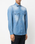 Finamore 1925 Napoli FINAMORE 1925 NAPOLI Shirts Clear Blue