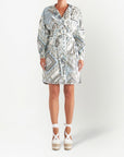 Etro Etro Mix-print belted dress