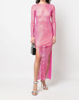 Santa Brand Santa Brand rhinestone-embellished maxi dress