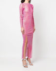 Santa Brand Santa Brand rhinestone-embellished maxi dress