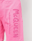 Alexander McQueen Alexander McQueen Graffiti-print Track Shorts