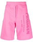 Alexander McQueen Alexander McQueen Graffiti-print Track Shorts