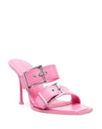 Alexander McQueen Alexander McQueen 100mm Buckle Leather Sandals