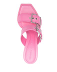 Alexander McQueen Alexander McQueen 100mm Buckle Leather Sandals