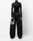 By Far Pre By Far Pre Cosmo metallic top-handle bag