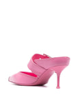 Alexander McQueen Alexander McQueen 75mm Metallic toe-cap Detail Mules
