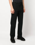 Alexander McQueen Alexander McQueen drawstring-hem Cotton Trousers