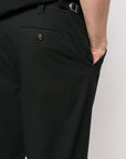 Alexander McQueen Alexander McQueen drawstring-hem Cotton Trousers