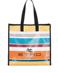 Etro Etro stripe-print tote bag