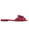 Dolce & Gabbana Dolce & Gabbana Rainbow Lace brooch-detail sandals
