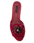 Dolce & Gabbana Dolce & Gabbana Rainbow Lace brooch-detail sandals