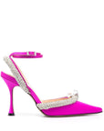 Mach & Mach Mach & Mach crystal-embellished slingback pumps