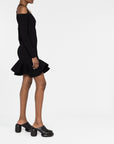 Alexander McQueen Alexander McQueen Short knitted dress with V-neck