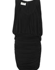 Saint Laurent Saint Laurent Sleeveless Draped Minidress