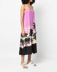 Palm Angels Palm Angels Sunset print midi dress
