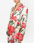 Dolce & Gabbana Dolce & Gabbana floral print double-breasted blazer