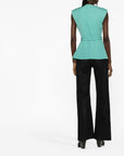 Balmain Balmain Sleeveless belted jacket