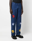 Sky High Farm Workwear Sky High Farm Workwear Embroidered denim jeans