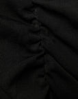 Saint Laurent Saint Laurent semi-sheer one-sleeve long dress