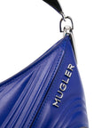 Mugler Mugler small Spiral Curve 01 embossed tote bag