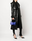 Mugler Mugler small Spiral Curve 01 embossed tote bag
