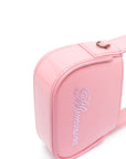 Blumarine Blumarine crystal-embellished logo tote bag