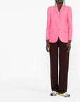 Palm Angels Palm Angels Cotton single-breasted blazer jacket