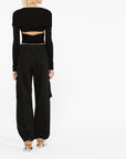 Dolce & Gabbana Dolce & Gabbana cut-out Wrap Top