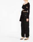 Dolce & Gabbana Dolce & Gabbana cut-out Wrap Top