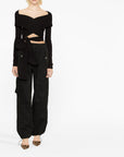 Dolce & Gabbana Dolce & Gabbana cut-out Wrap Top